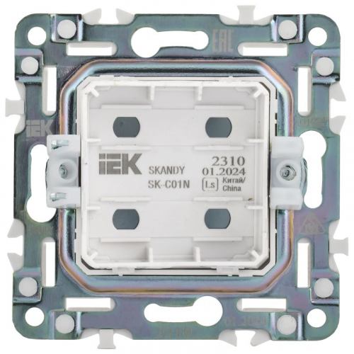 Заглушка с суппортом SKANDY SK-C01N никель IEK SK-PL10-K50 фото 5
