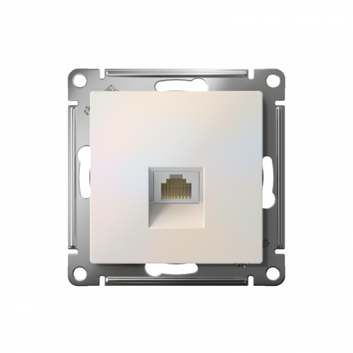 Розетка компьютерная AtlasDesign RJ45 кат.5E механизм жемчуж. SE ATN000483 фото 2