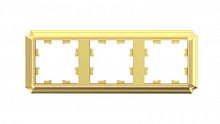 Рамка 3-м AtlasDesign Antique универс. зол. SE ATN101603
