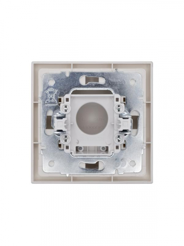 Вывод кабеля СП ZIMA IP20 механизм бел. LEZARD 704-0288-197 фото 4