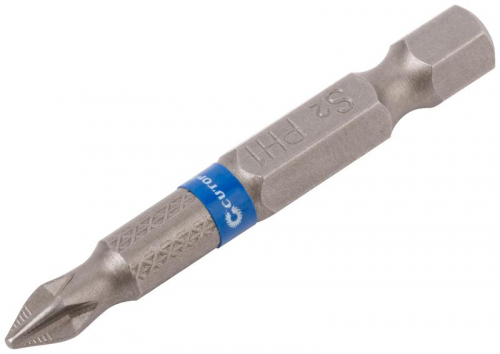 Набор стальных бит ПРОФИ/Profi PH1 50мм (уп.2шт) Cutop 83-342 фото 2
