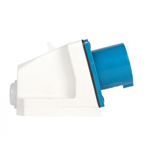 Вилка стационарная 513 16А 2P+PE 220В IP44 EKF ps-513-16-220 фото 3