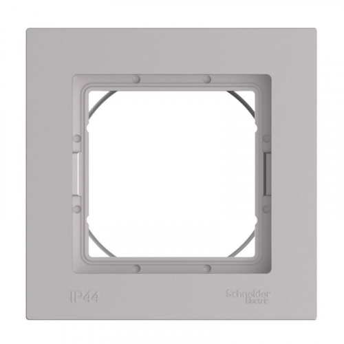 Рамка 1-м AtlasDesign Aqua IP44 алюм. SE ATN440301 фото 3