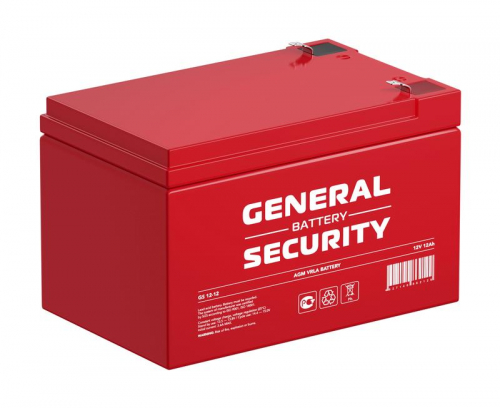 Аккумулятор 12В 12А.ч General Security GS12-12 фото 2