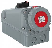 Розетка с мех. блок. ССИ-825ТЭУ 32А-6ч 380В 3P+PE+N IP67 IEK PSR12-032-5-5-67-1