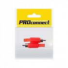 Штекер RCA "красн." (уп.2шт) PROCONNECT 14-0403-8