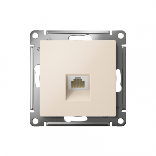 Розетка компьютерная AtlasDesign RJ45 кат.6A механизм беж. SE ATN000286 фото 2