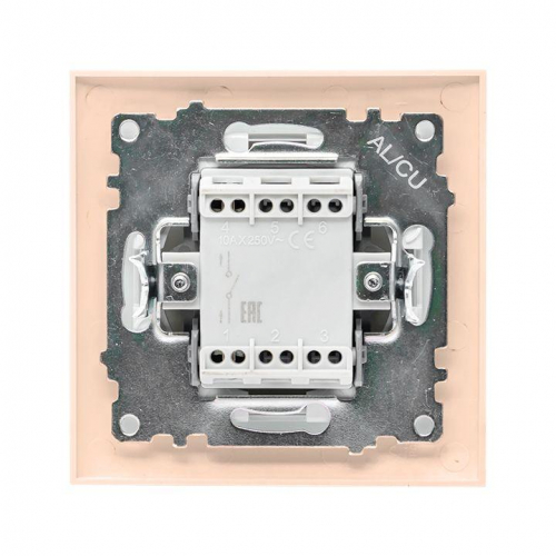 Выключатель 1-кл. СП Валенсия 10А IP20 крем. PROxima EKF EWV10-021-20 фото 5
