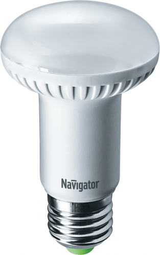 Лампа светодиодная 61 257 NLL-R63-8-230-6.5K-E27 8Вт рефлектор матовая 6500К холод. бел. E27 680лм 220-240В NAVIGATOR 61257