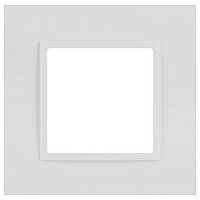 Рамка 1-м Elegance 14-5011-01М Classic для розеток и выключателей матов. бел. Эра Б0065822