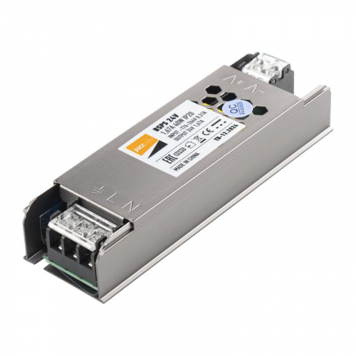 Блок питания для светодиод. ленты BSPS 40Вт 1.67А 24В IP20 метал. Pro JazzWay 5018471 фото 7