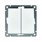 Выключатель 2-кл. СП Афина 10А IP20 механизм бел. Universal A0023