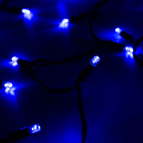 Гирлянда "Нить" 120 LED уличная 12м соед. до 10шт син. SHLights 4690601041968 фото 8
