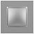 Кнопка 10АХ-250В Elegance алюм. 14-1111-03 ЭРА Б0047864
