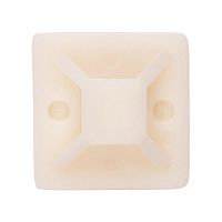 Площадка самоклеящаяся под хомуты PCP-SG 25х25-100WH PA6.6 бел. (уп.100шт) JazzWay 5055049