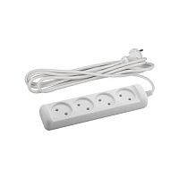 Удлинитель 4х5м без заземл. 6А IP20 UX(6)-4-5m ПВС 2х0.75 Эра Б0038571