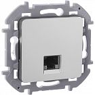 Розетка компьютерная Inspiria RJ45 кат.6 UTP механизм алюм. IEK 673832