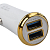 Автозарядка в прикуриватель 2хUSB с индикацией (АЗУ) 1000+2100мА бел. Rexant 18-1938