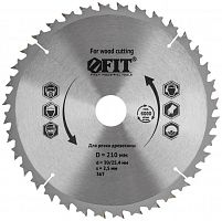Диск пильный для циркулярных пил по дереву 210х30/25.4х36Т спец. форма зуба FIT 37693