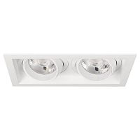 Светильник MS-VORTEX-BUILT-S250x140-2x30W Warm3000 WH-WH 17 deg 230В 2х30Вт 3000К IP20 метал. Arlight 057767