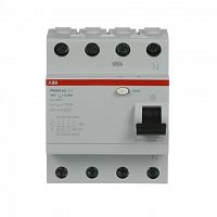 FH204 AC-40/0,03 Выключатель дифференциального тока 4-модульный EU 2CSF204002R1400 (замена для 2CSF204004R1400)