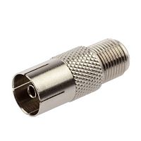 Переходник Simple RS-A02-1 гнездо F-гнездо TV 1 шт ЭРА Б0048292