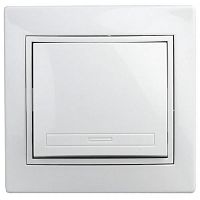 Выключатель 1-кл. СП Plano 1Э-101-01 10А IP20 250В без лапок бел. Intro Б0053950