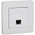 Розетка компьютерная Inspiria RJ45 кат.6 UTP механизм бел. IEK 673830