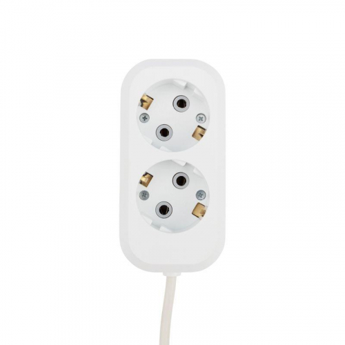 Удлинитель 2х10м с заземл. 6А IP20 ПВС 3х0.75 бел. PROCONNECT 11-7201