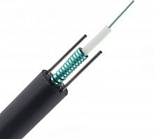 Кабель оптический 4 волокна G.652D, loose tube, внешний (PE), бронированный сталь. гофр. лентой,  1,5 кН, чёрный Filum FL-GYXTW-1/4G652