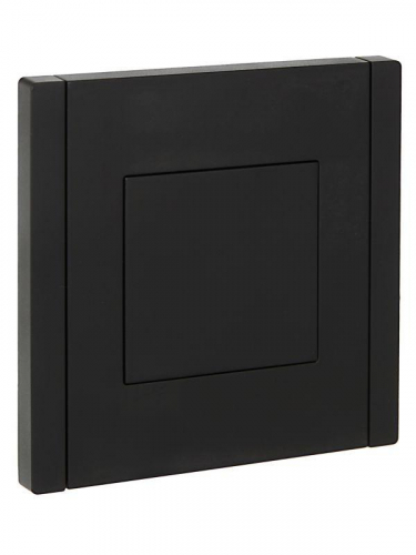 Заглушка с суппортом FORTE&PIANO FP141 черн. IEK FP-PL10-K02