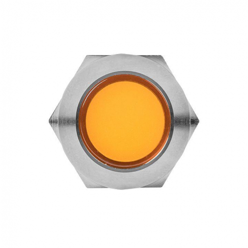 Лампа сигнальная S-Pro67 19мм желт. 24В EKF s-pro67-332 фото 3