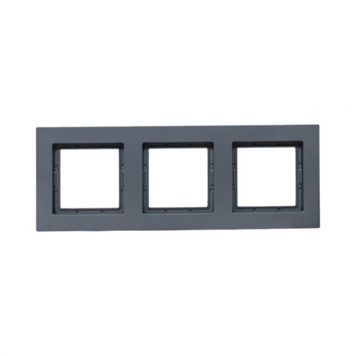 Рамка 3-м Эпика IP44 пластик графит EKF UP1-FPG-03-44 фото 2