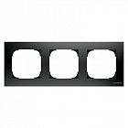 Рамка 3-м Sky черн. бархат ABB 2CLA857300A1501
