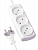 Удлинитель 3х10м 6А ПВС 2х0.75 УХ10 Россия КОСМОС YKsm10m-3g(6A)S