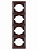 Рамка 4-х постовая вертикальная венге "Лама" TDM