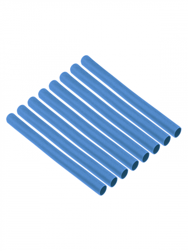 Набор трубок термоусаживаемых, клеевых "Моноцвет синий 6,4/2,0 TDM" фото 2
