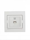 Розетка компьютерная СП Deriy RJ45 бел. LEZARD 702-0202-139