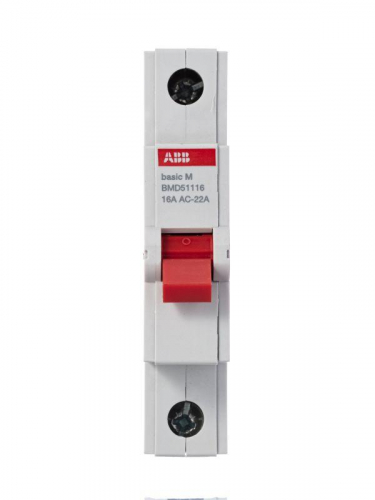 Выключатель нагрузки мод. 1п 16А Basic M BMD51116 ABB 2CDD641051R0016 фото 3