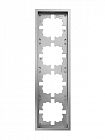 Рамка 4-м ZIMA горизонт. сер. матов. LEZARD 704-7400-149