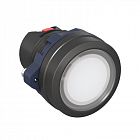 Головка кнопки плоская прозрачная с фиксацией бел. DKC M22P-FLLWP