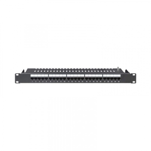 Патч-панель телефонная 19дюйм 1U CAT3 25 портов RJ45 DKC RN3PP251
