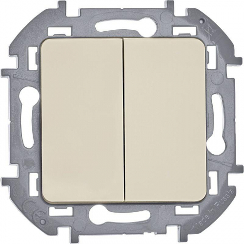 Выключатель 2-кл. Inspiria 10А IP20 250В 10AX механизм сл. кость IEK 673621 фото 5