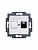 Розетка компьютерная Levit RJ45 кат.5E с заглушкой бел. ABB 2CHH295117A6003