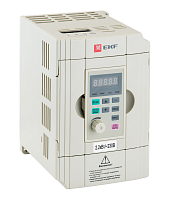 Преобразователь частоты VECTOR-100 2.2/4кВт 1х230В бел. EKF VT100-2R2-1B-W