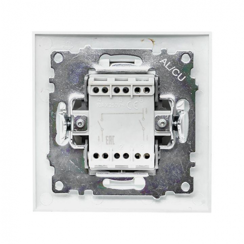 Выключатель 2-кл. СП Валенсия 10А IP20 бел. PROxima EKF EWV10-023-10 фото 5