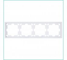 Рамка 4-м СП FD бел. глянцевый Jasmart FD1004W