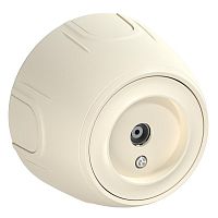Розетка телевизионная TV Rotondo беж. OneKeyElectro 7700882