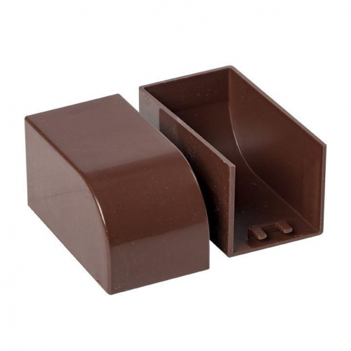 Заглушка 25х25 под темн. дерево Plast PROxima (уп.4шт) EKF ecd-25-25x4 фото 5