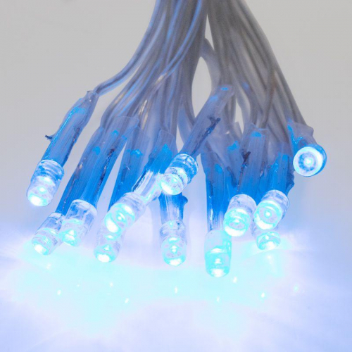 Гирлянда светодиодная "Сеть" 1.8х1.5м 180LED син. 15Вт IP20 провод ПВХ прозр. Neon-Night 215-133 фото 10